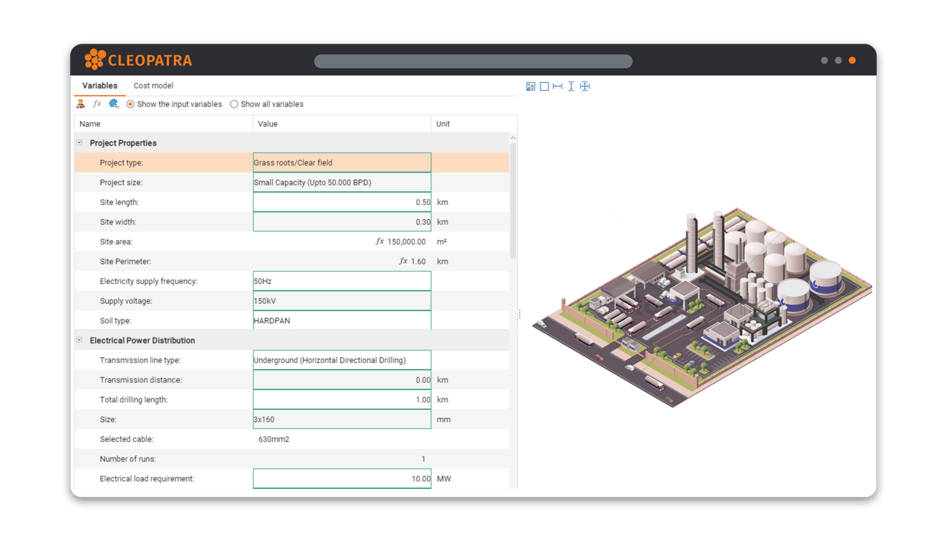 data-analytics conceptual and detailed estimates with CESK data