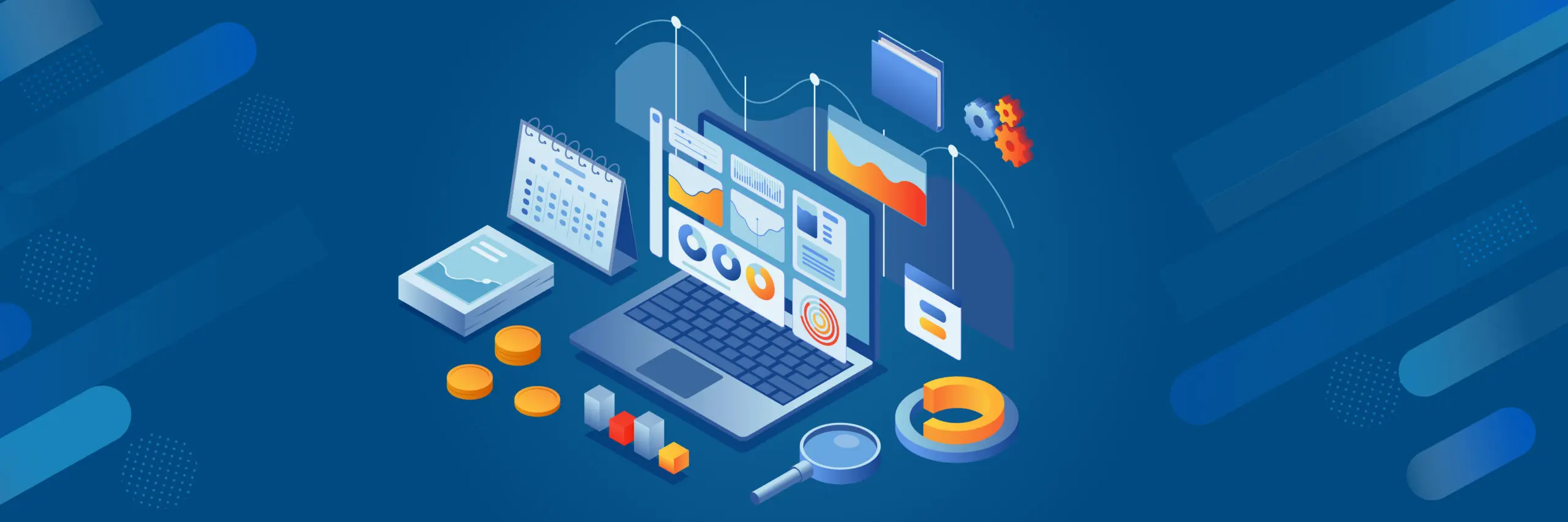 Project controls icons including schedule, budget, and overall project performance management.