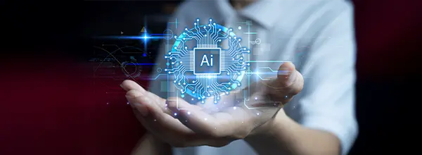 A person leveraging AI to improve operational efficiency in project management.